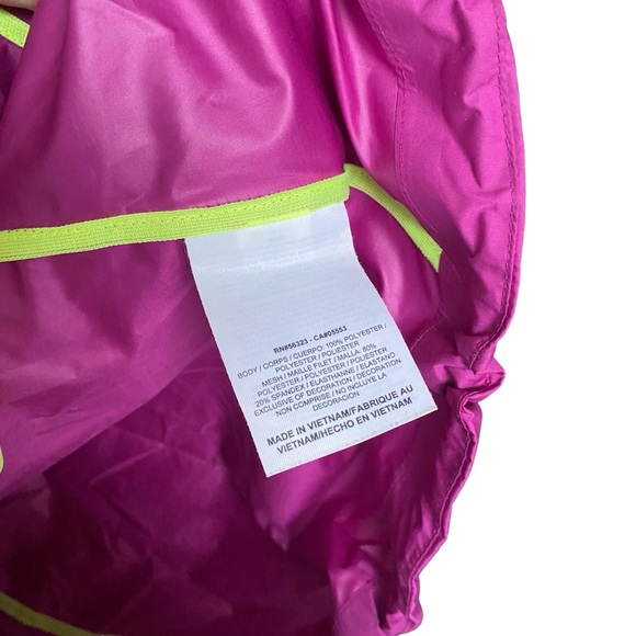 Nike Purple Storm Fit Waterproof Windbreaker Zip Up Reflective Jacket Womens L - Picture 4 of 6